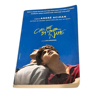 Call Me By Your Name Andre Aciman Movie Tie-In Paperback Novel LGBT Fiction Book